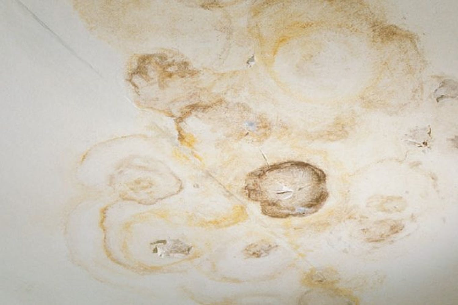 Revner i tagkonstruktionen Revner i tagkonstruktionen